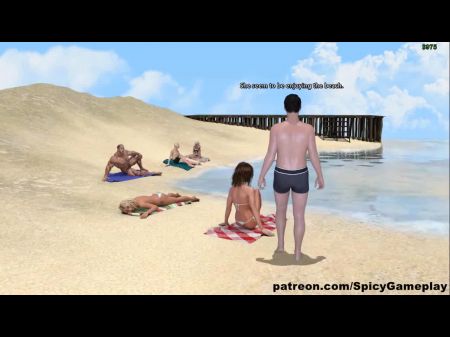 esposa exibicionista na praia
